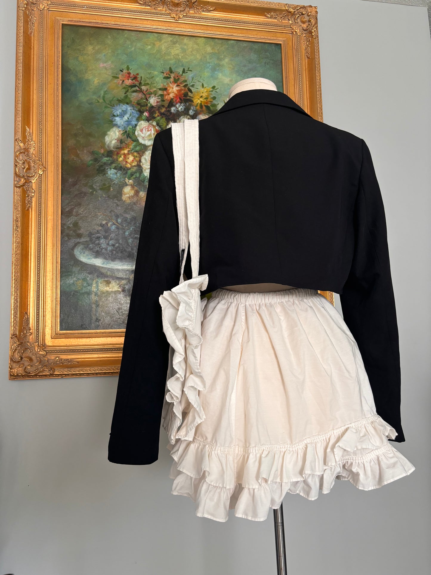 Black Bow Blazer with Matching Top