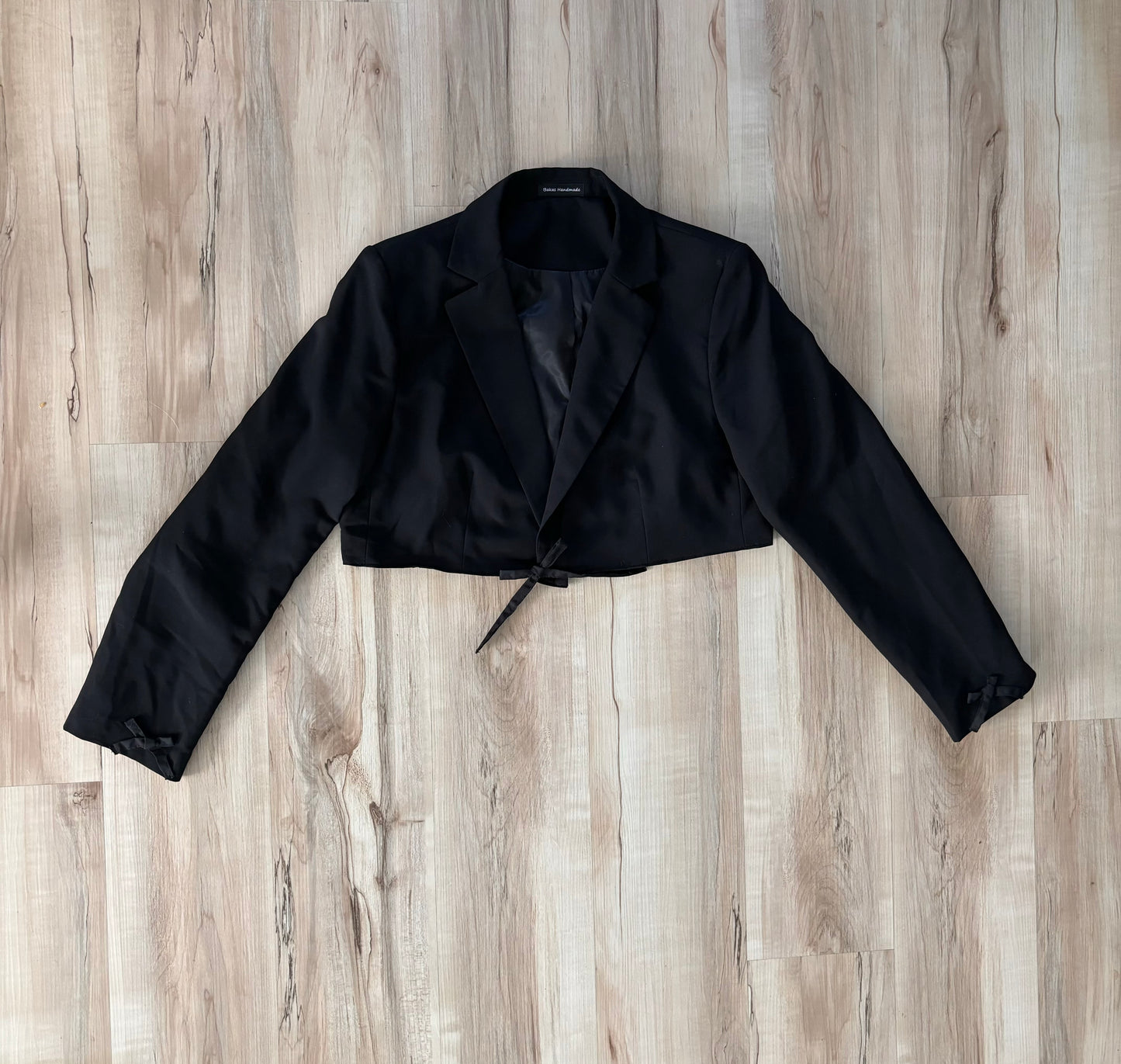Black Bow Blazer with Matching Top