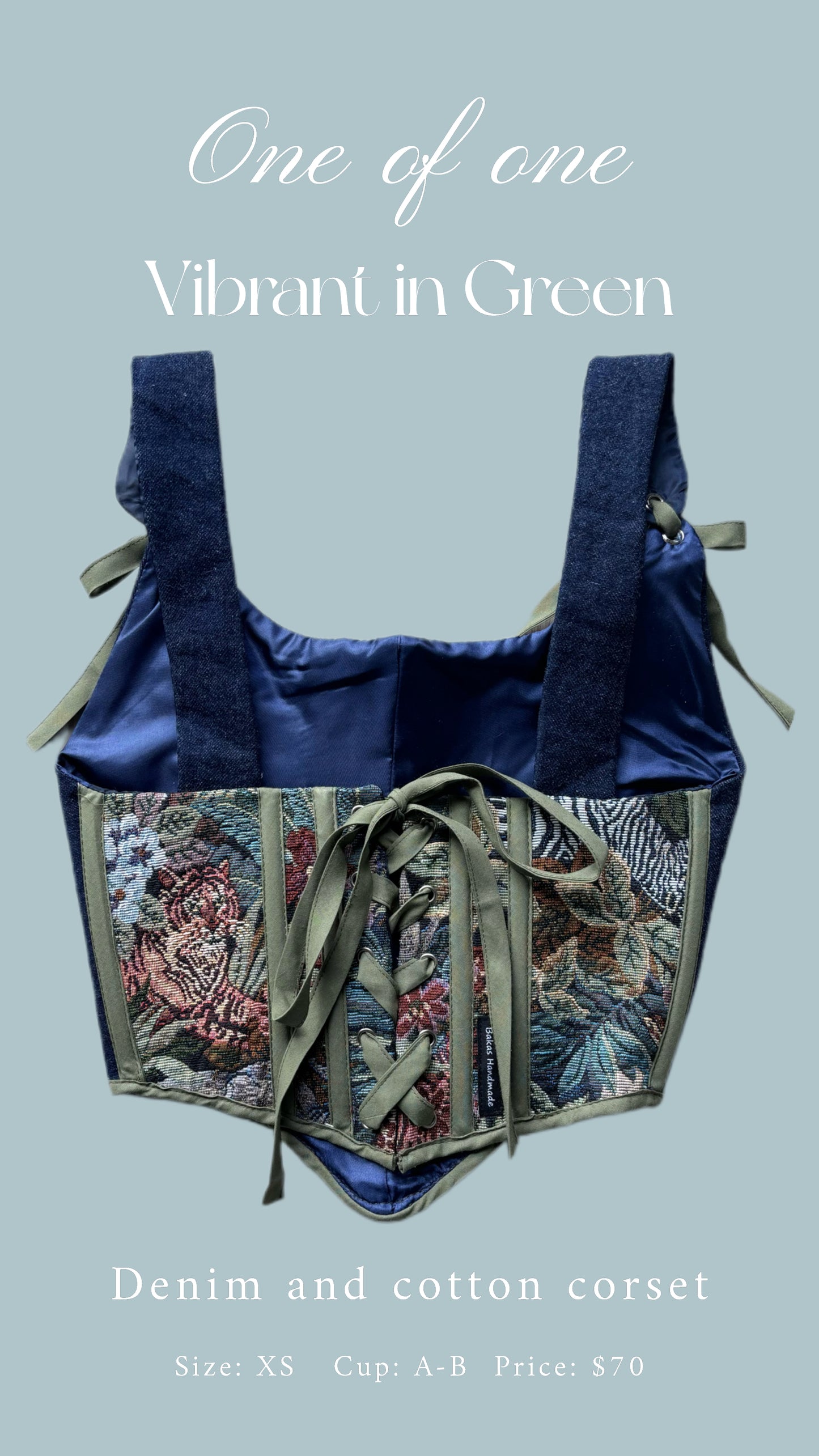 Vibrant in Green Corset