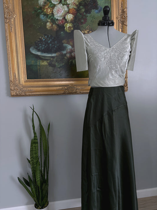 Mint Green Filipiniana Top